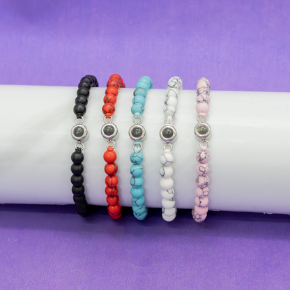 Projection Photo Bead Bracelet