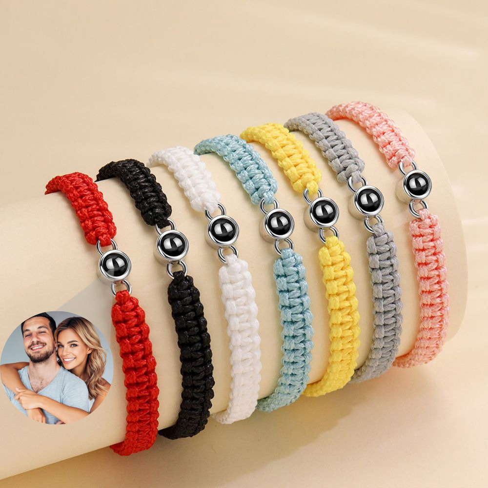 Projection Personalised Photo Bracelet