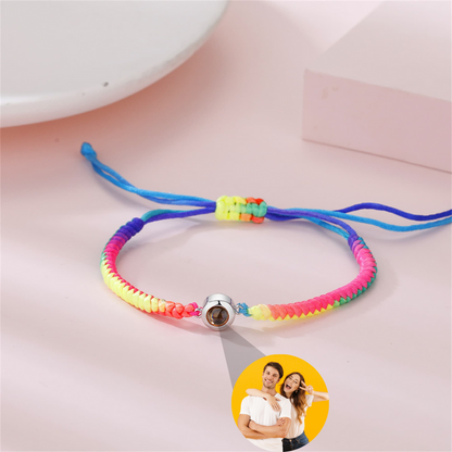 Projection Personalised Photo Bracelet
