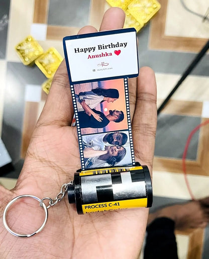 Personalised camera film roll
