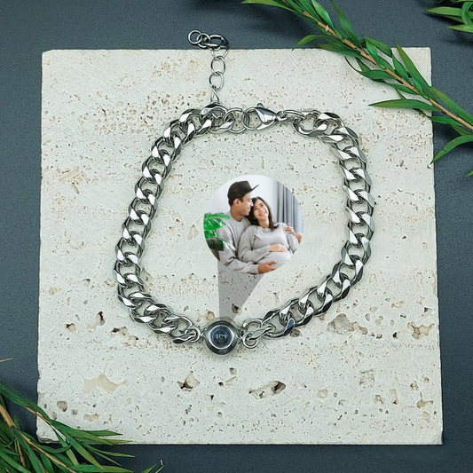 Projection Photo Men Chain Bracelet