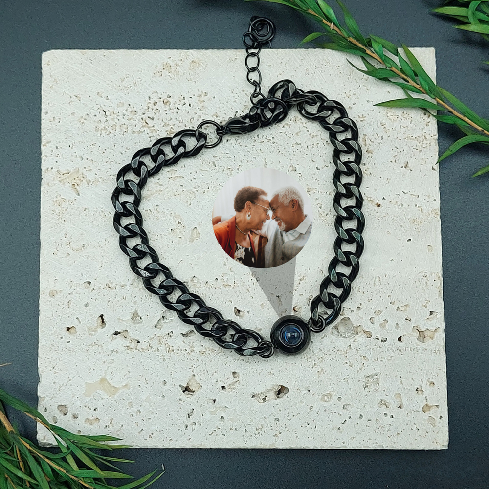 Projection Photo Men Chain Bracelet