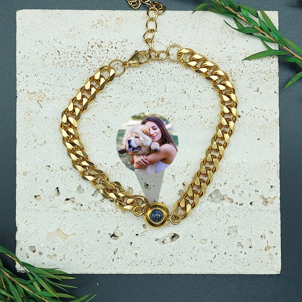 Projection Photo Men Chain Bracelet