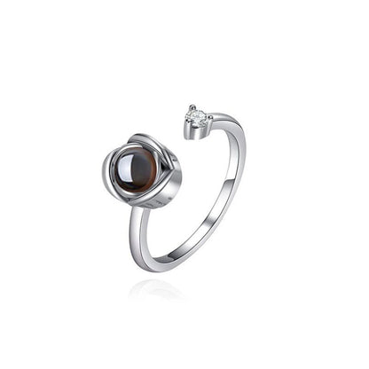 Adjustable Projection Photo Ring